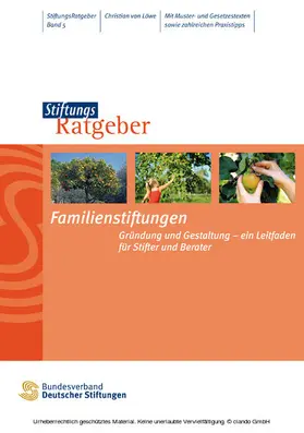 Löwe | Familienstiftungen | E-Book | www.sack.de
