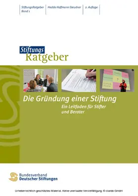 Hoffmann-Steudner | Die Gründung einer Stiftung | E-Book | www.sack.de