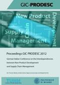 diverse / Blecker / Sianesi |  Proceedings GIC PODESC 2012 | Sonstiges |  Sack Fachmedien