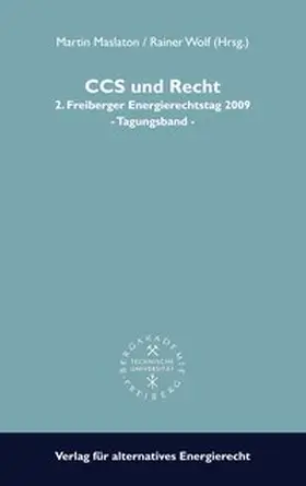 Maslaton / Wolf |  CCS und Recht | Buch |  Sack Fachmedien