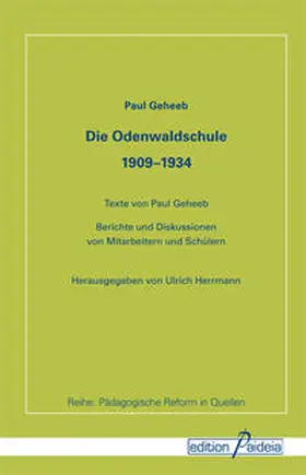Herrmann |  Die Odenwaldschule 1909–1934 | Buch |  Sack Fachmedien