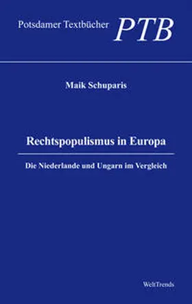 Kleinwächter / Schuparis |  Rechtspopulismus in Europa | Buch |  Sack Fachmedien