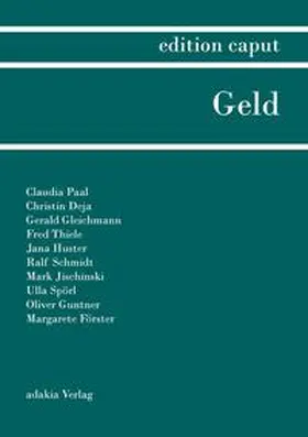 Dietsch / Paal / Huster |  edition caput I | Buch |  Sack Fachmedien