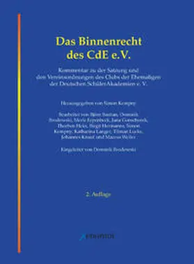 Kempny |  Das Binnenrecht des CdE e.V. | Buch |  Sack Fachmedien