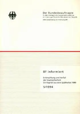 Süß |  Entmachtung und Verfall der Staatssicherheit | Buch |  Sack Fachmedien