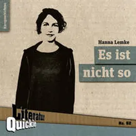 Lemke | Es ist nicht so | Buch | 978-3-942212-88-5 | www.sack.de
