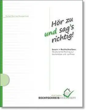 Sommer-Stumpenhorst |  Hör zu und sag's richtig! | Buch |  Sack Fachmedien