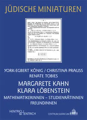 König / Prauss / Tobies |  Margarete Kahn und Klara Löbenstein | Buch |  Sack Fachmedien