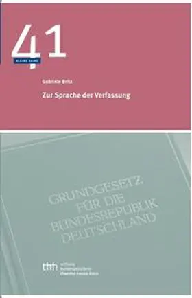 Britz |  Zur Sprache der Verfassung | Buch |  Sack Fachmedien