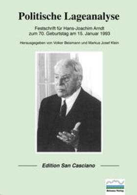 Beismann / Klein | Politische Lageanalyse | E-Book | sack.de