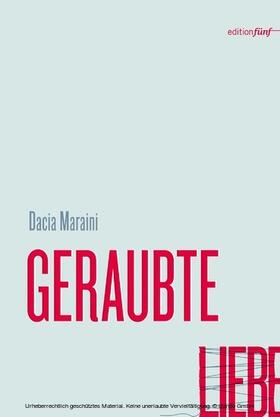 Maraini | GERAUBTE LIEBE | E-Book | sack.de