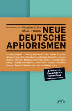 Grüterich / Eilers |  Neue deutsche Aphorismen | Buch |  Sack Fachmedien