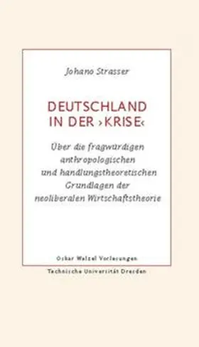Strasser |  Deutschland in der ›Krise‹ | Buch |  Sack Fachmedien