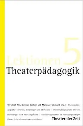 Nix / Sachser / Streisand |  Theaterpädagogik | Buch |  Sack Fachmedien