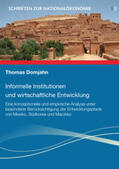 Domjahn |  Informelle Institutionen und wirtschaftliche Entwicklung | Buch |  Sack Fachmedien