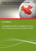 Büttner |  Due Diligence bei M&A-Transaktionen in China | Buch |  Sack Fachmedien