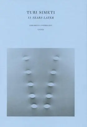Simeti / Galerie Dorothea van der Koelen / CADORO - Zentrum für Kunst und Wissenschaft |  Turi Simeti | Buch |  Sack Fachmedien