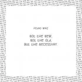  Pedro Wirz - Not The New, Not The Old, But The Necessary | Buch |  Sack Fachmedien