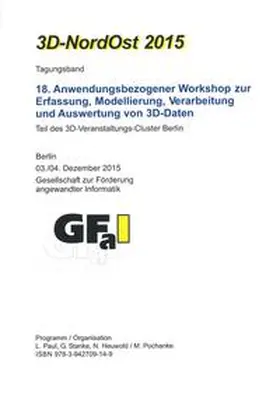 GFaI / Paul / Stanke |  3D-NordOst 2015 | Buch |  Sack Fachmedien