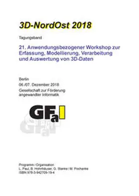 GFaI / Paul / Hohnhäuser |  3D-NordOst 2018 | Buch |  Sack Fachmedien