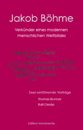 Brunner / Gleide |  Jakob Böhme | Buch |  Sack Fachmedien