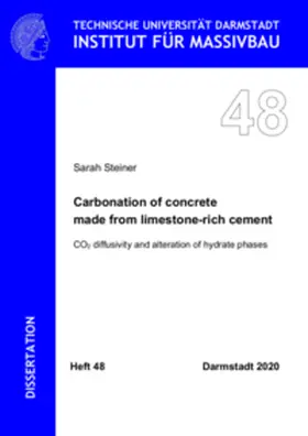 Sarah |  Carbonation of concrete made from limestone-rich cement | Buch |  Sack Fachmedien