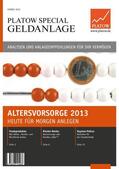 Schirmacher |  PLATOW Special Geldanlage/Altersvorsorge 2013 | Buch |  Sack Fachmedien