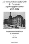 Hoppe / Neitmann / Stöber |  Die Immediatzeitungsberichte der Potsdamer Regierungspräsidenten 1867–1914. | Buch |  Sack Fachmedien
