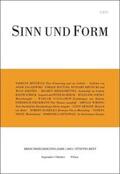  Sinn und Form 5/2011 | Buch |  Sack Fachmedien