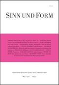 Sinn und Form 2/2012 | Buch |  Sack Fachmedien