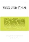  Sinn und Form 4/2012 | Buch |  Sack Fachmedien
