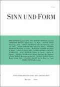  Sinn und Form 3/2013 | Buch |  Sack Fachmedien