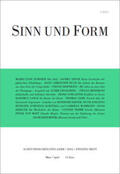  Sinn und Form 2/2016 | Buch |  Sack Fachmedien