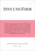  Sinn und Form 3/2016 | Buch |  Sack Fachmedien