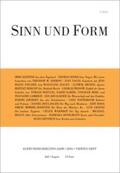  Sinn und Form 4/2016 | Buch |  Sack Fachmedien