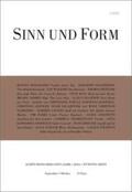  Sinn und Form 5/2016 | Buch |  Sack Fachmedien