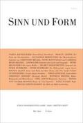  Sinn und Form 3/2020 | Buch |  Sack Fachmedien