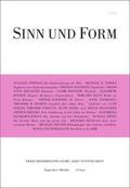  SINN UND FORM 5/2020 | Buch |  Sack Fachmedien