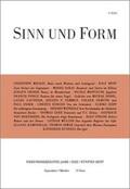  Sinn und Form 5/2022 | Buch |  Sack Fachmedien