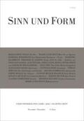 SINN UND FORM 6/2022 | Buch |  Sack Fachmedien