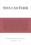  SINN UND FORM 6/2023 | Buch |  Sack Fachmedien