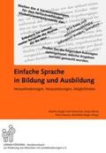 Abend / Eser / Piasecki |  Einfache Sprache in Bildung und Ausbildung | Buch |  Sack Fachmedien
