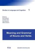 Gerland / Ortmann / Horn |  Meaning and Grammar of Nouns and Verbs | Buch |  Sack Fachmedien