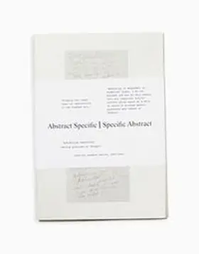 Steegmann Mangrané |  Abstract Specific / Specific Abstract | Buch |  Sack Fachmedien
