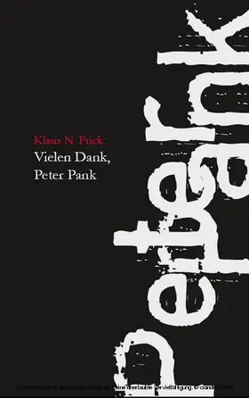 Frick |  Vielen Dank, Peter Pank | eBook | Sack Fachmedien