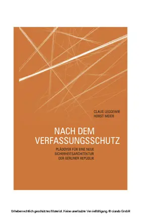 Leggewie / Meier |  Nach dem Verfassungsschutz | eBook | Sack Fachmedien