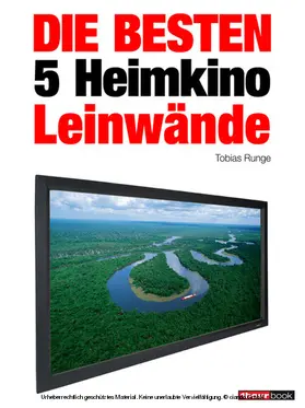 Runge / Wolters |  Die besten 5 Heimkino-Leinwände | eBook | Sack Fachmedien