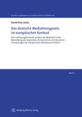 Serbu |  Das deutsche Mediationsgesetz im europäischen Kontext | Buch |  Sack Fachmedien