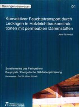 Schmidt | Konvektiver Feuchtetransport durch Leckagen in Holzleichtbaukonstruktionen mit permeablen Dämmstoffen | Buch | 978-3-943995-80-0 | sack.de
