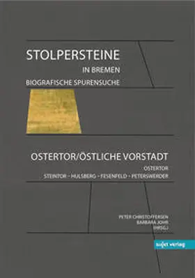 Johr / Christoffersen |  Stolpersteine in Bremen | Buch |  Sack Fachmedien